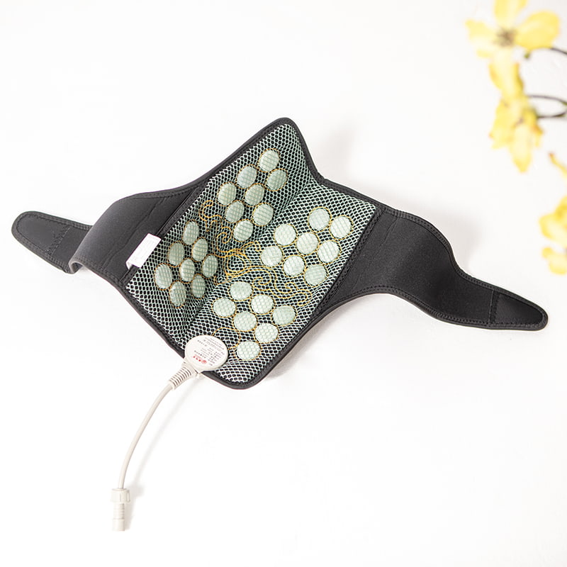 Flexum genu felis Temperature Controllable Jade Calefaciens genu Pad